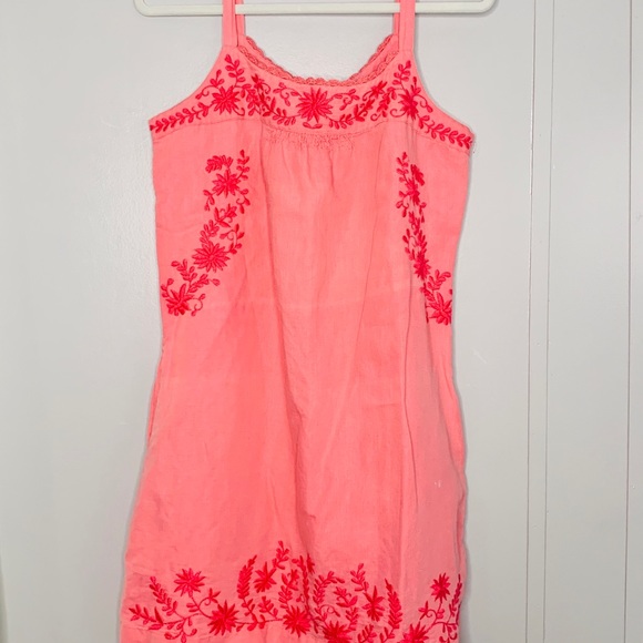 Lucky Brand Embroidered Linen Dress M - Picture 8 of 8